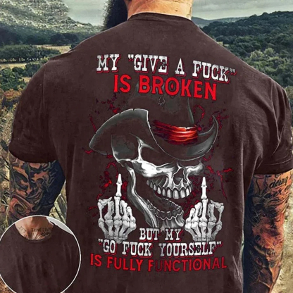 My GAF Is Broken Men's Short Sleeve  Printed T-shirt-