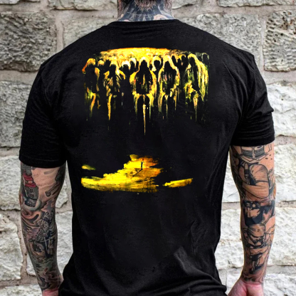 The hell Men's Short Sleeve  Printed T-shirt-