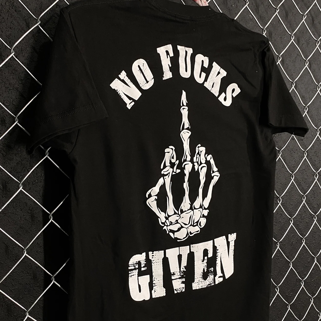 NOT FUCKS GIVEN Men's Short Sleeve  Printed T-shirt-