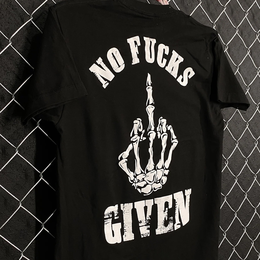 NOT FUCKS GIVEN Men's Short Sleeve  Printed T-shirt-