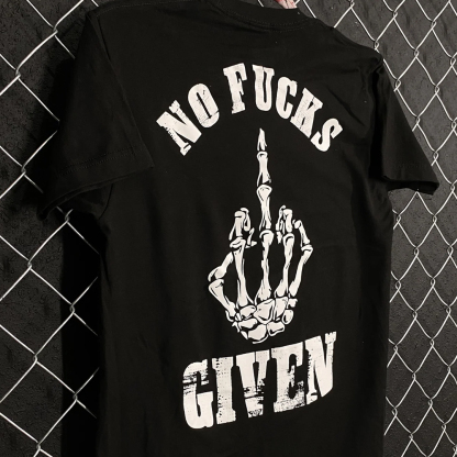 NOT FUCKS GIVEN Men's Short Sleeve  Printed T-shirt-