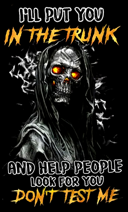 Don't Test Me Men's Short Sleeve  Printed T-shirt-