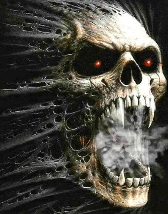 Skull Men's Short Sleeve  Printed T-shirt-