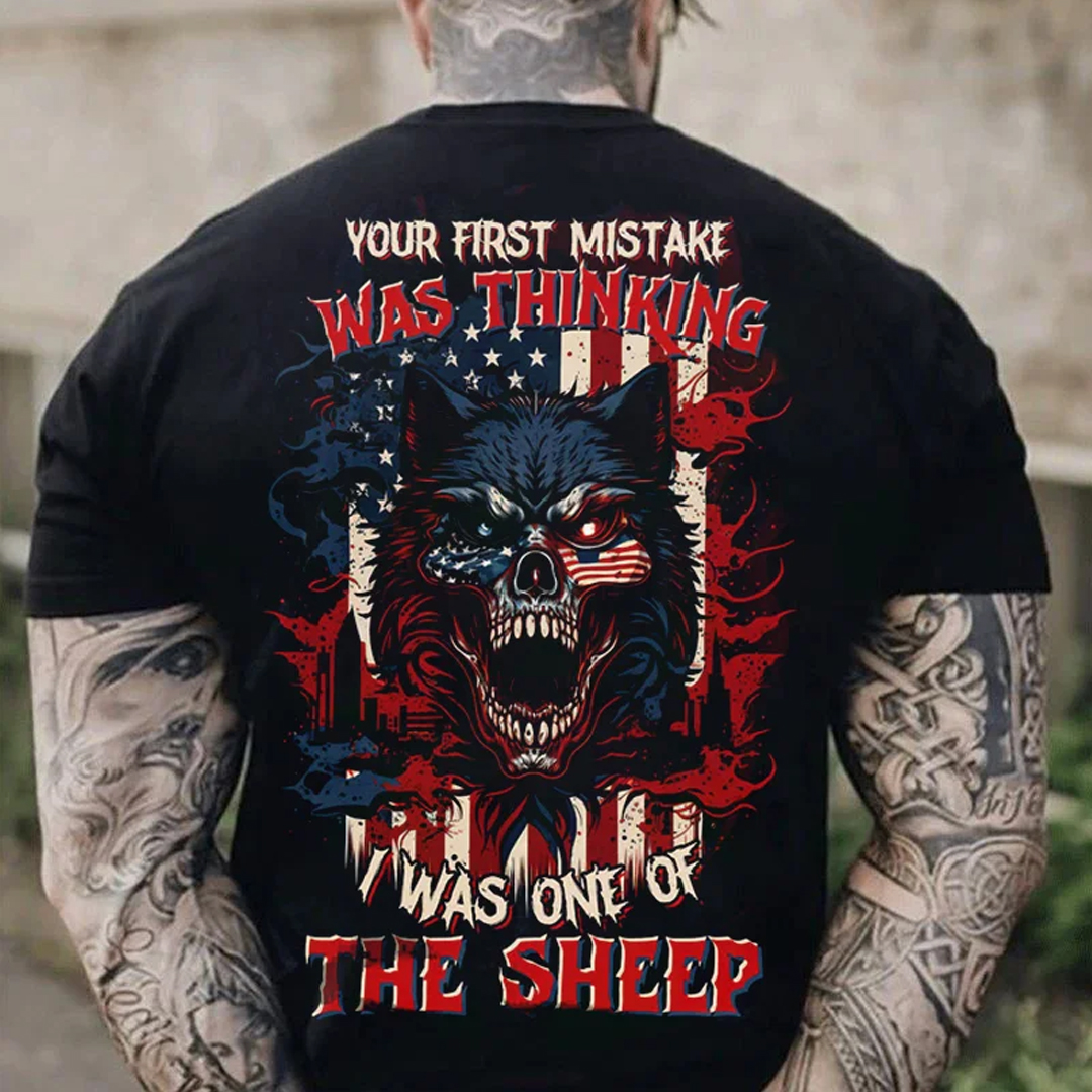 Your First Mistake Was Thinking Men's Short Sleeve  Printed T-shirt-