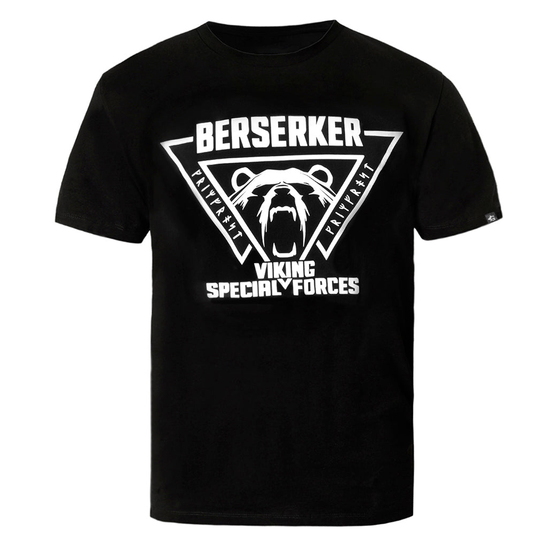 Berserker Viking Special Forces Men's Short Sleeve  Printed T-shirt-