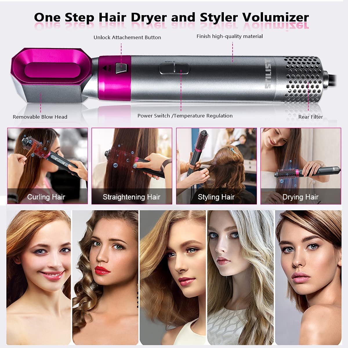 🎉 5 in 1 Complete Hair Styler-free shipping