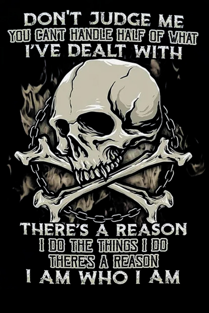 Don't Judge Me Men's Short Sleeve  Printed T-shirt-