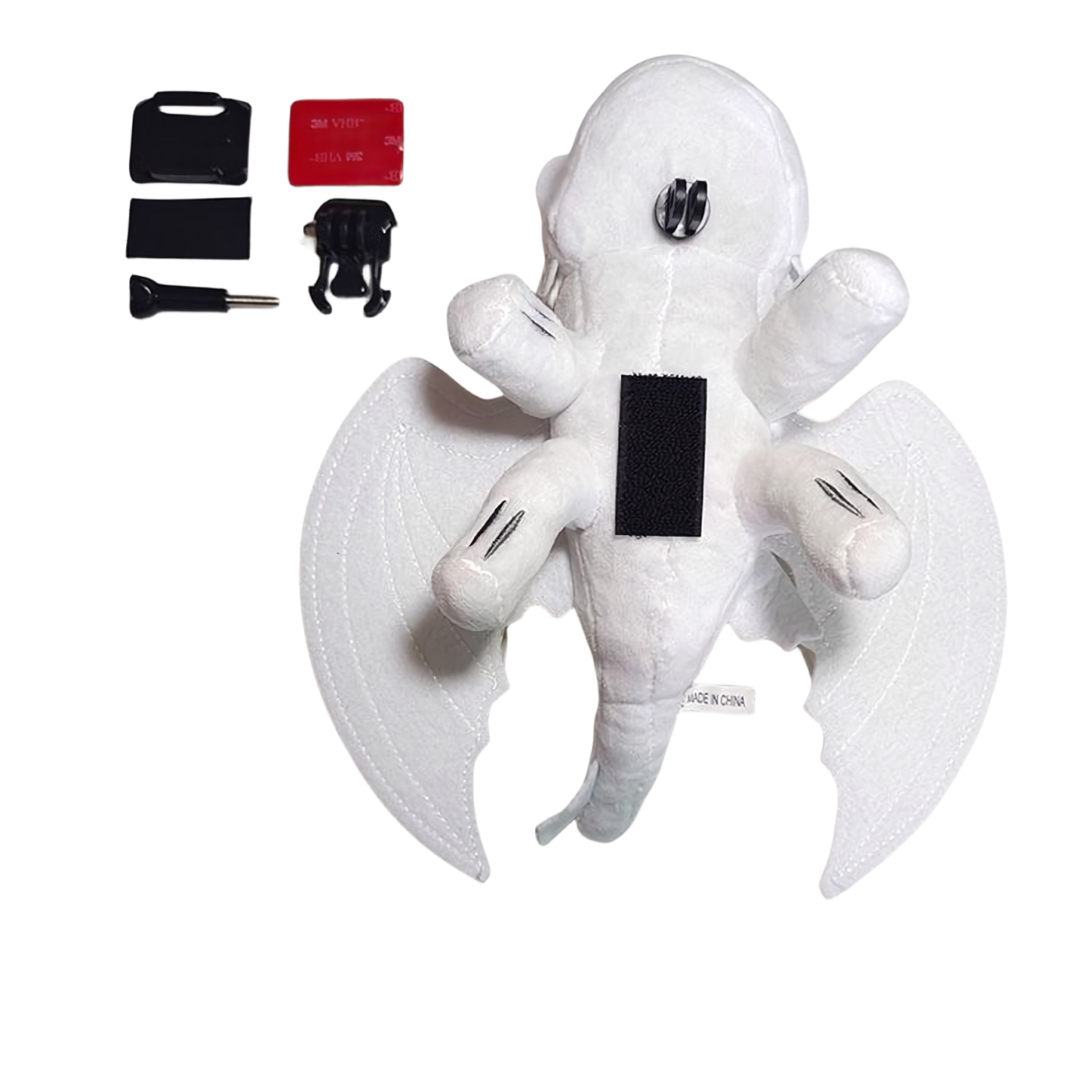 Adorable Winged Dinosaur Plush Dragon Car or Helmet Companion