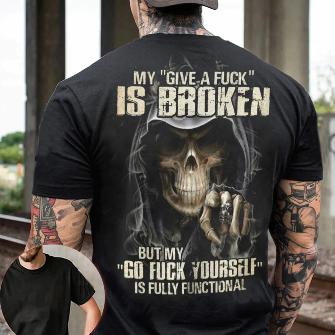 MY GAF Is Broken Men's Short Sleeve  Printed T-shirt-