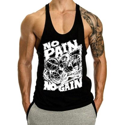 NO PAIN NO GAIN-Men's  Tank Top