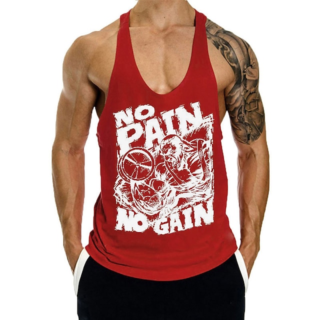 NO PAIN NO GAIN-Men's  Tank Top