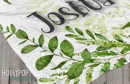 Snow Leopard Baby Name Blanket, Personalized Baby Name Blanket