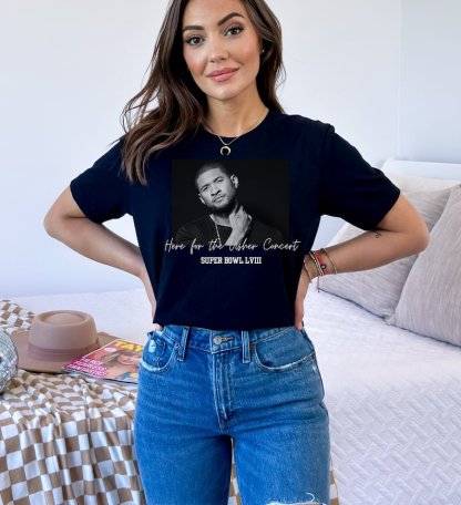 Usher Super Bowl Shirt, Usher Halftime Shirt, Funny Halftime Shirt, Funny Super Bowl Shirt. Usher Super Bowl, Super Bowl 2024, Usher Shirt