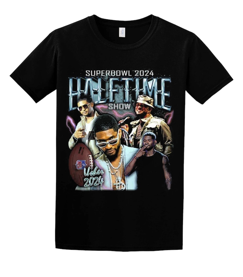 Vintage Usher Super Bowl 2024 Halftime Show Shirt, Usher Super Bowl Shirt , Usher Show shirt, Halftime 2024 Usher Shirt