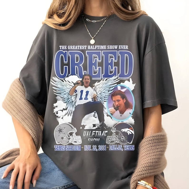 Creed Band Fan Shirt, Summer Of '99 Concert Shirt, The Greatest Halftime Show Ever Creed Shirt, 2024 Music Concert Tee, Gift For Fan