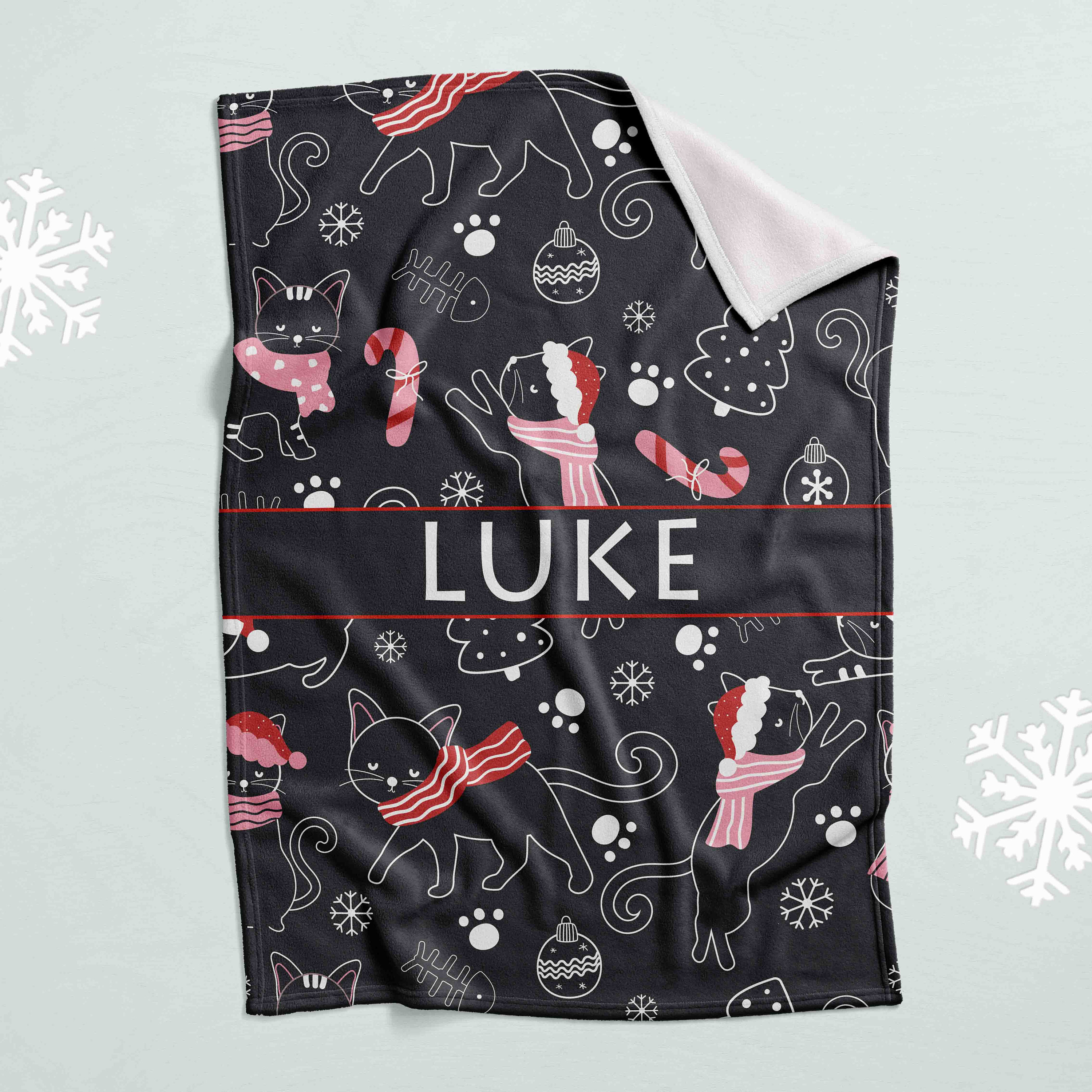 Personalized Lovely Kid Christmas Blanket for Comfort & Unique | BKKid75