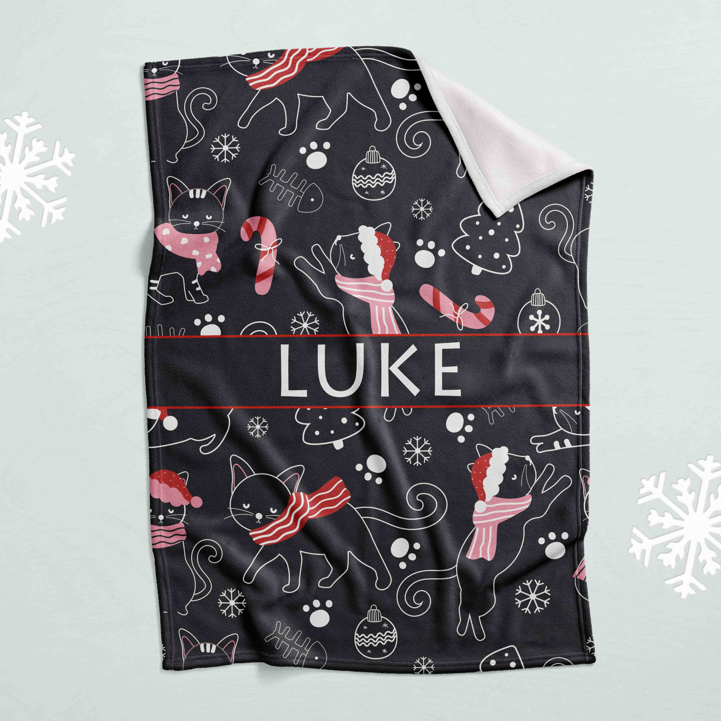 Personalized Lovely Kid Christmas Blanket for Comfort & Unique | BKKid75