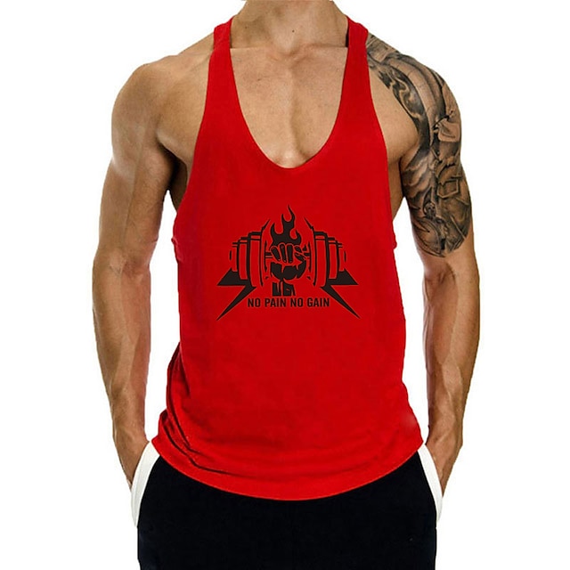 NO PAIN NO GAIN-Men's  Tank Top