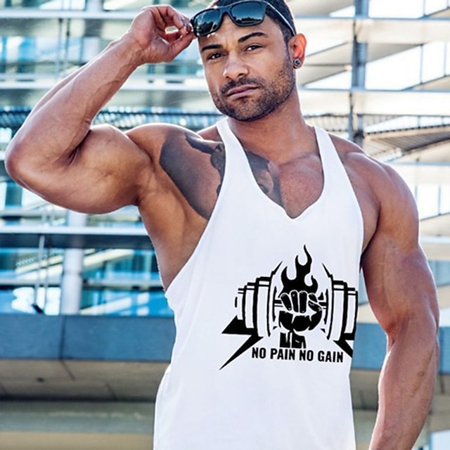 NO PAIN NO GAIN-Men's  Tank Top