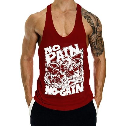 NO PAIN NO GAIN-Men's  Tank Top