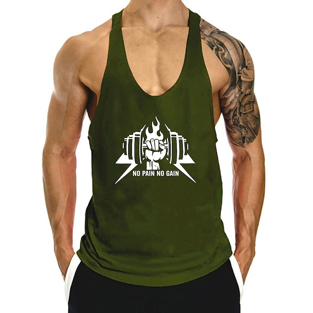 NO PAIN NO GAIN-Men's  Tank Top