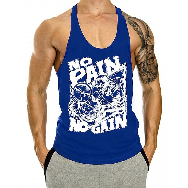 NO PAIN NO GAIN-Men's  Tank Top