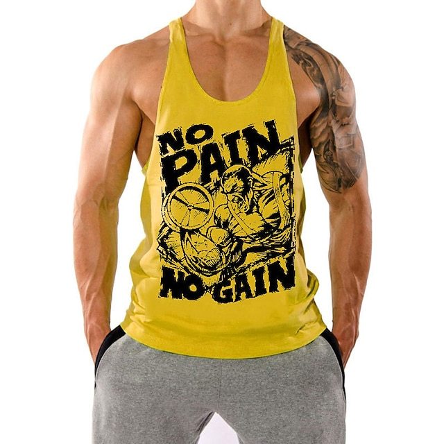 NO PAIN NO GAIN-Men's Tank Top
