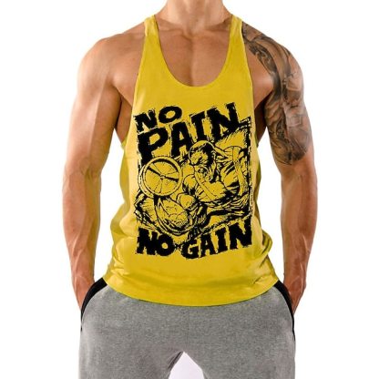 NO PAIN NO GAIN-Men's  Tank Top