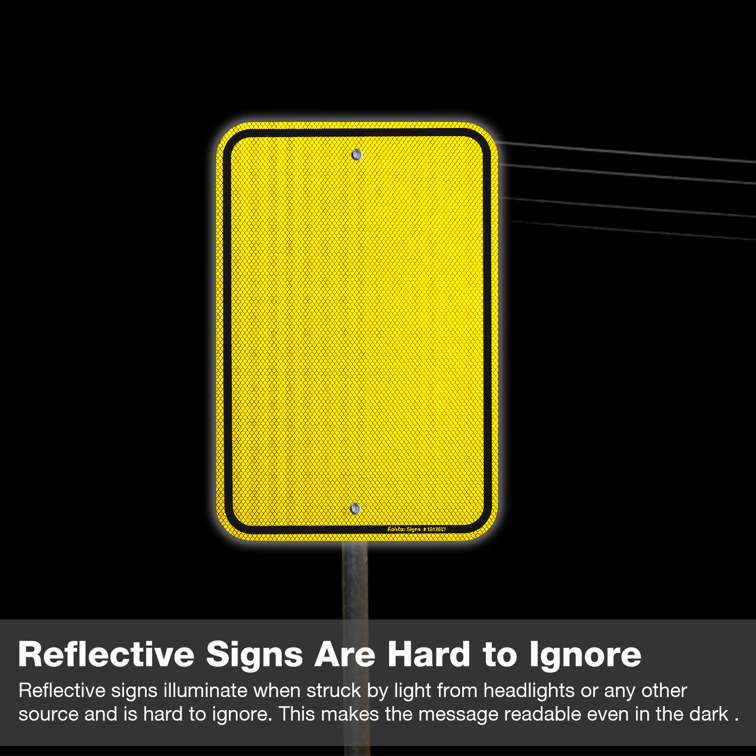 Faittoo Blank Write-On Metal Sign, (4 Pack) 18 x 12 Inches Blank Metal Signs, Rust Free Aluminum, Engineer Grade Reflective Material, UV Protected, Weather/Fade Resistant, Easy to Install, Yellow