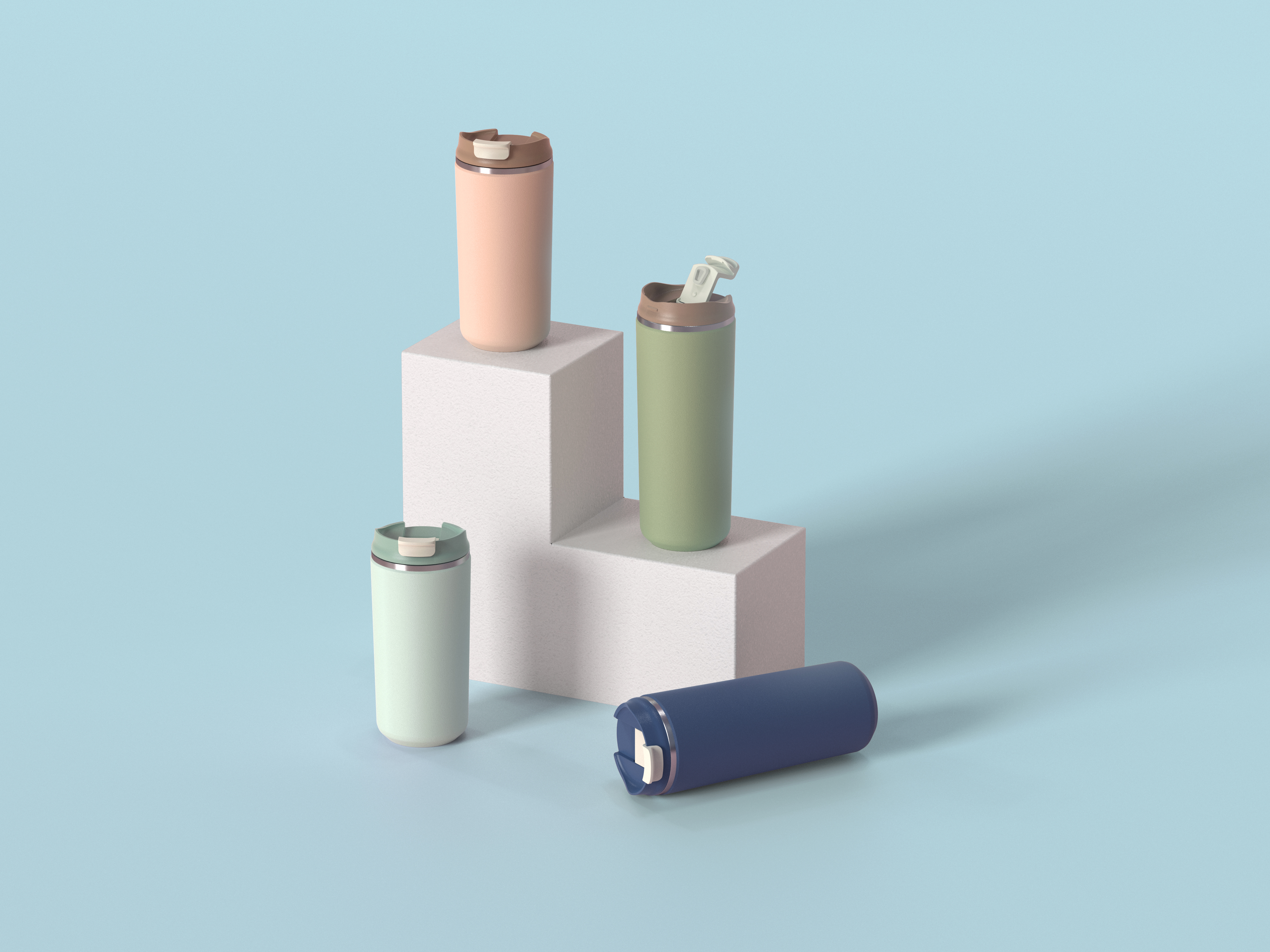 12 oz Stainless Steel Vacuum Insulated Tumbler - Coffee Travel Mug Spill Proof with Lid - Thermos Cup for Keep Hot/Ice Coffee,Tea and Beer