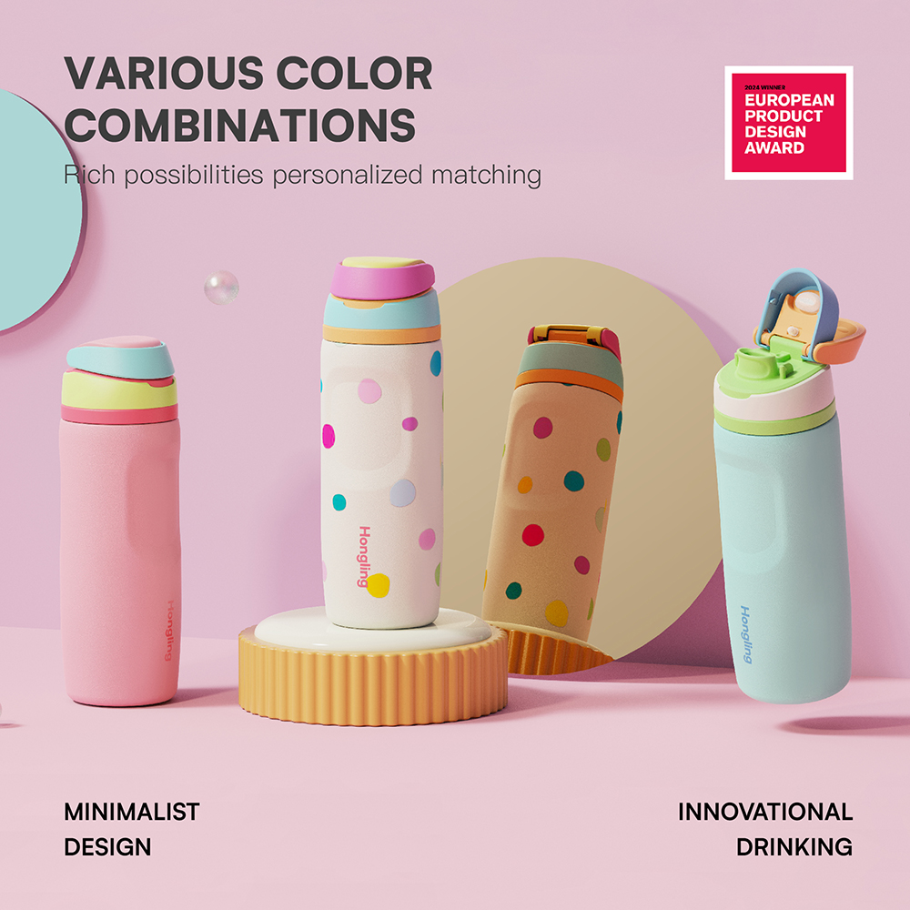 water bottle stainless steel insulated water bottle same as owala Stanley double wall thermos gift kid是