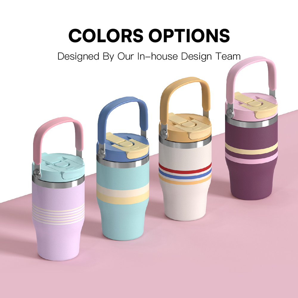 Tumbler with 2-in-1 multifuctional lid 