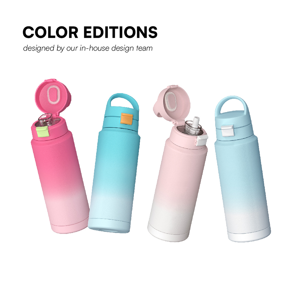 18/8 stainless steel water bottle bpa free 12/18/24/32/40/64oz