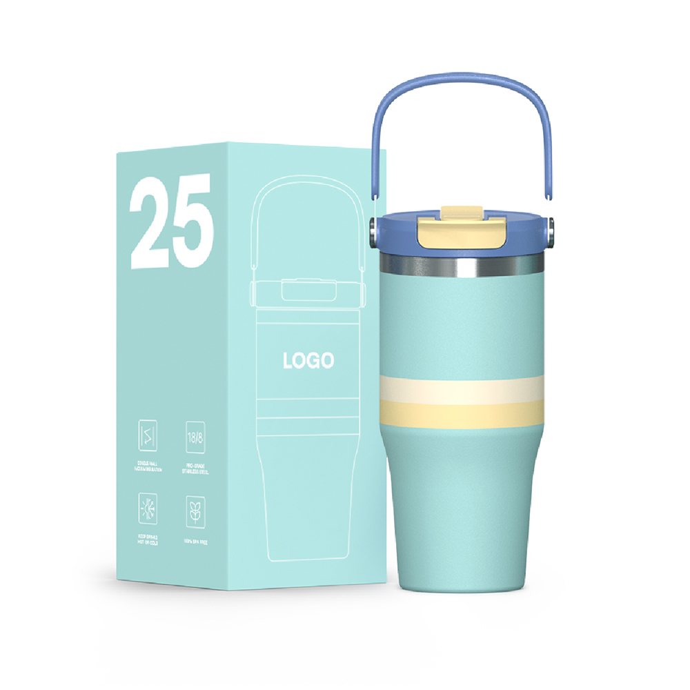 Tumbler with 2-in-1 multifuctional lid 