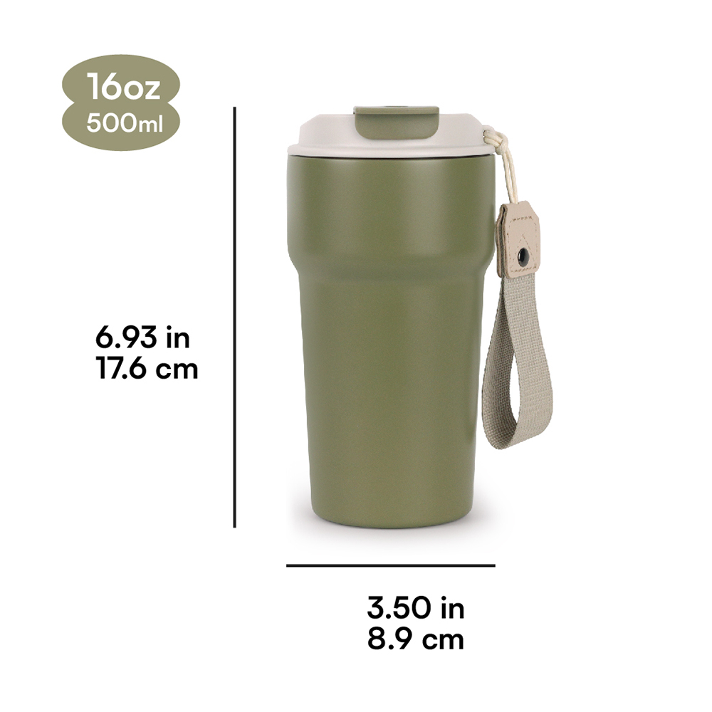 12oz Insulated Stainless Steel Coffee Tumbler Reusable Iced Coffee Cup