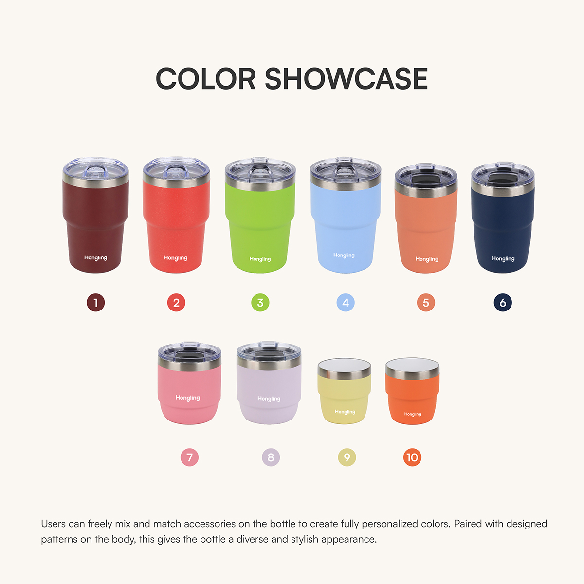 Water Bottle 2026 Hot Sale 4oz/6oz/12oz Stainless Steel Double Wall Vacuum Insulated Eco-Friendly BPA Free Leak-Proof 6-12 Hours Thermal