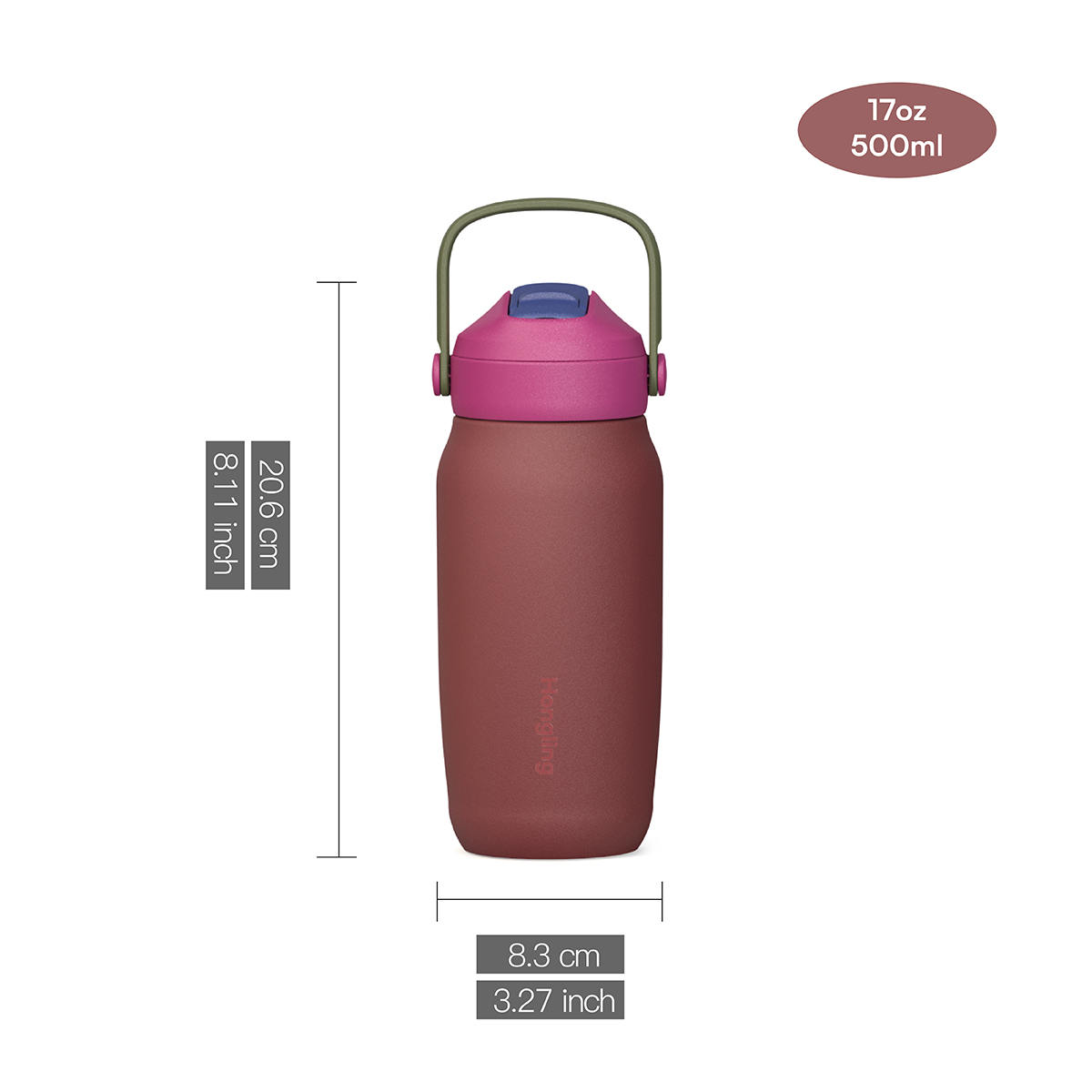 Upgraded Stainless Steel Water Bottle with 100% Dustproof Pop-Up Lid | Interchangeable Lids & Custom OEM/ODM