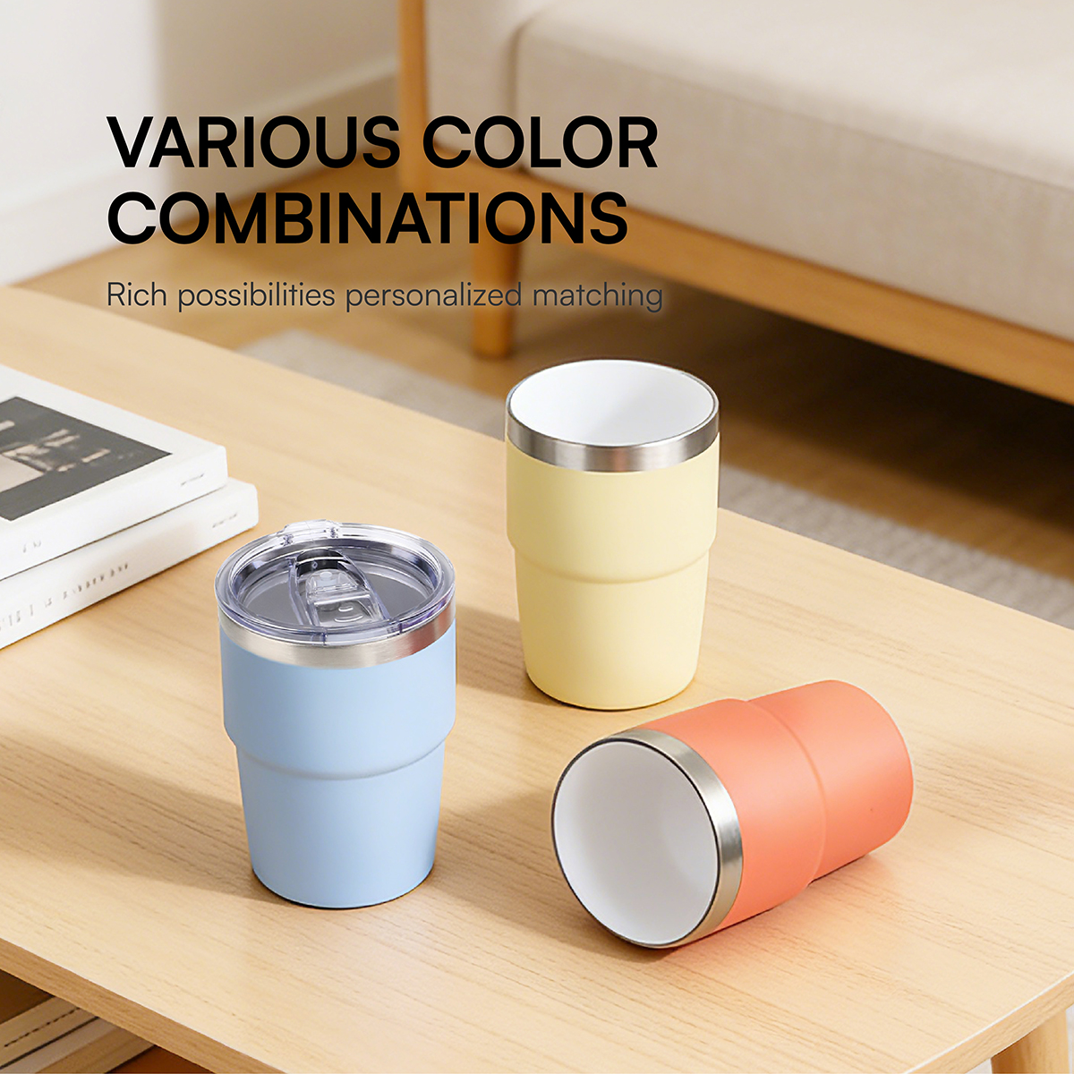 Water Bottle 2026 Hot Sale 4oz/6oz/12oz Stainless Steel Double Wall Vacuum Insulated Eco-Friendly BPA Free Leak-Proof 6-12 Hours Thermal