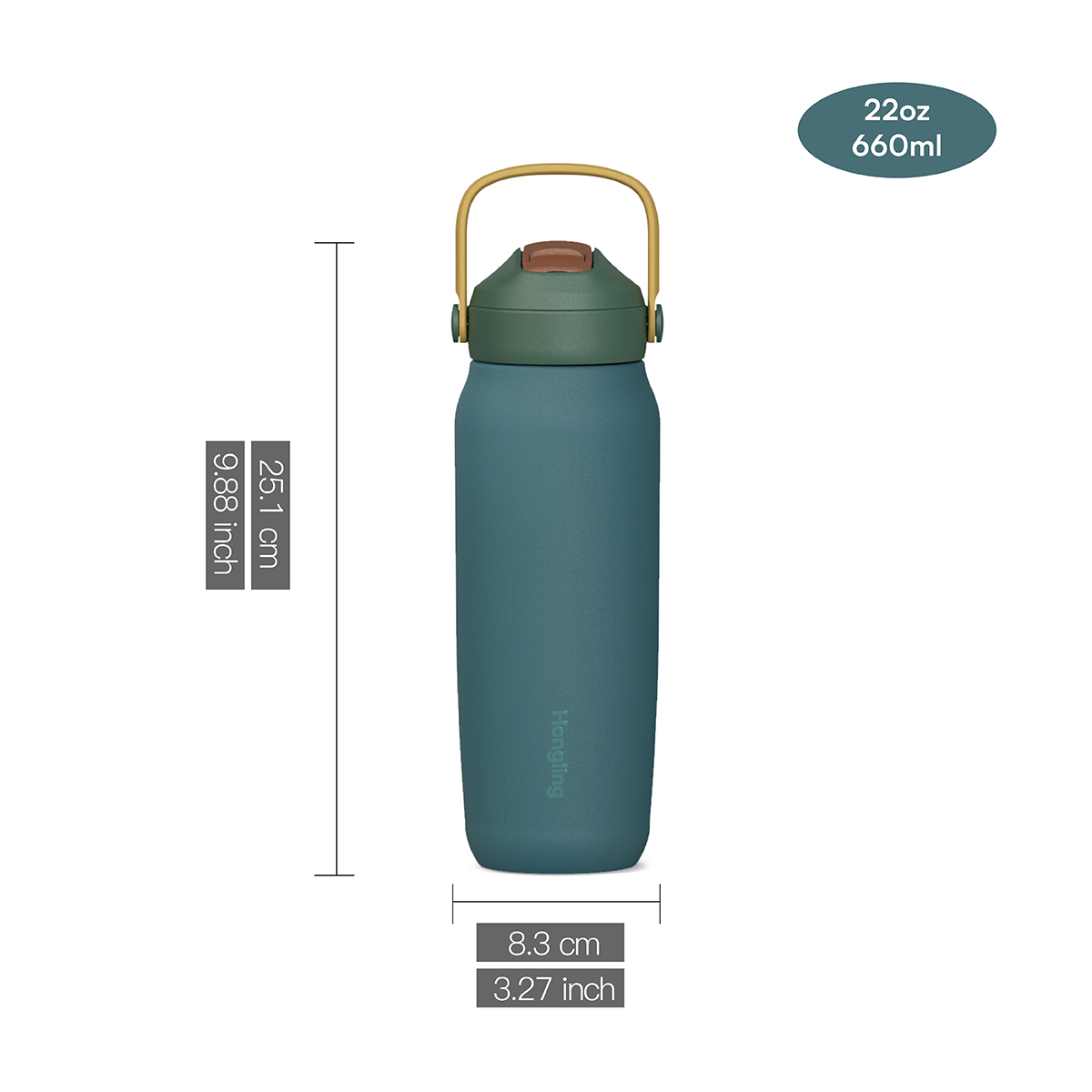 Upgraded Stainless Steel Water Bottle with 100% Dustproof Pop-Up Lid | Interchangeable Lids & Custom OEM/ODM