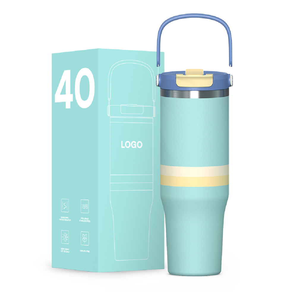 Tumbler with 2-in-1 multifuctional lid 