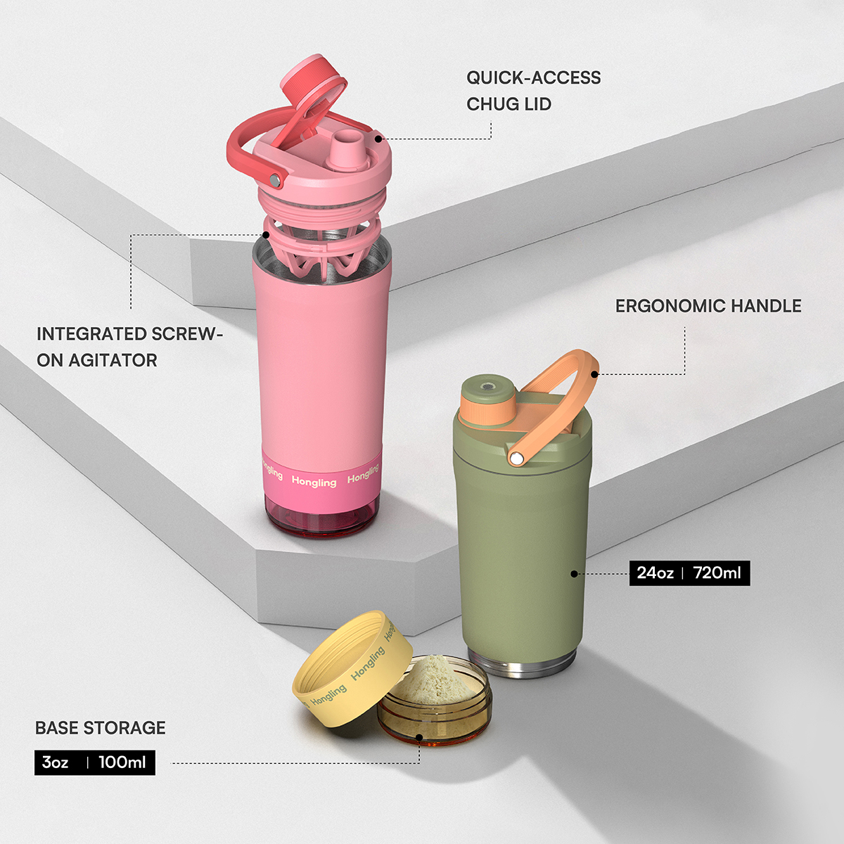 water bottle BPA Free Sports Fitness Workout Protien Gym Shakers Cup tritan material insulated water bottle sports Thermos cup manufacturer outdoors