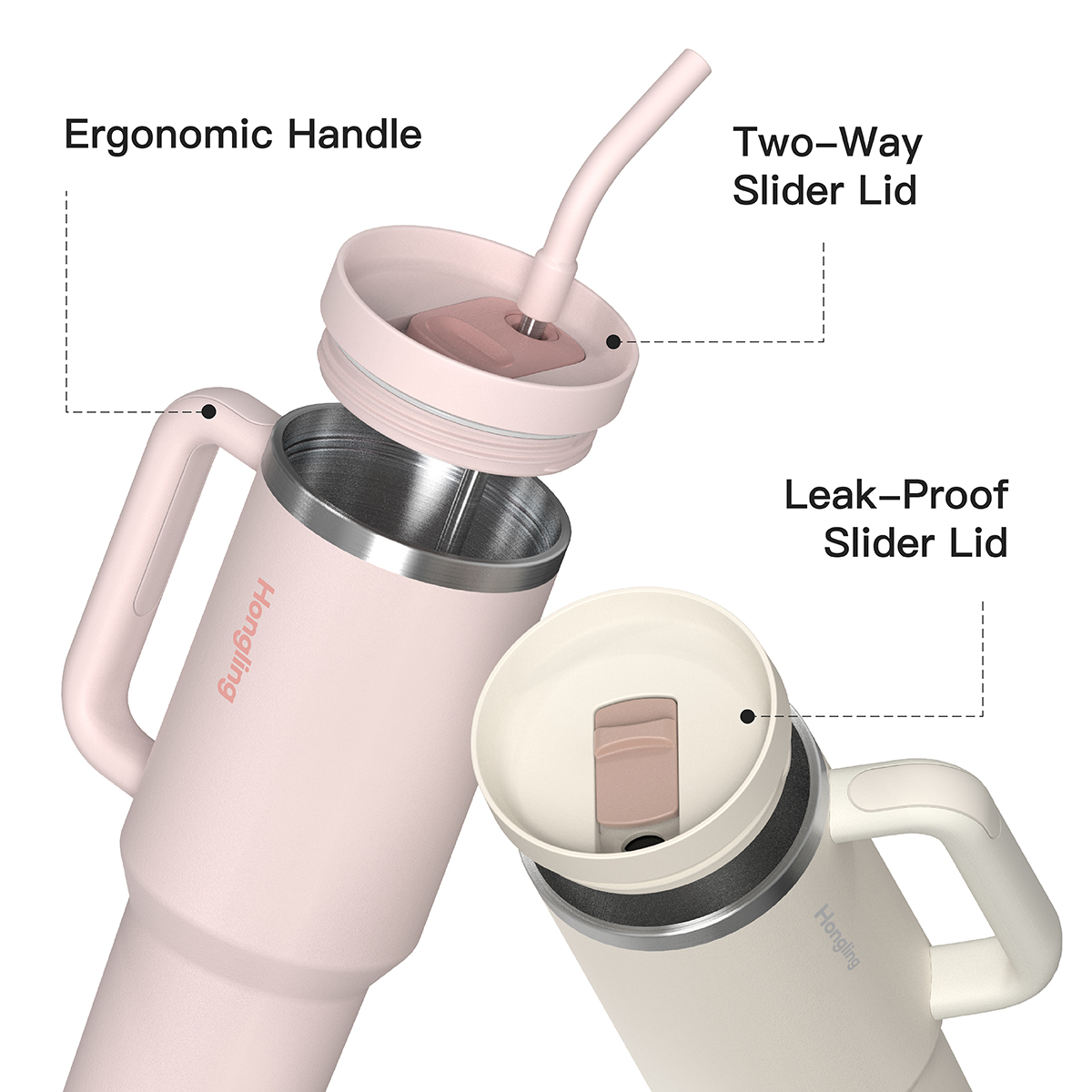 Custom wholesale  BPA-free water bottle Leak-proof thermos bottle High capacity Thermos cup  manufacturer40oz2