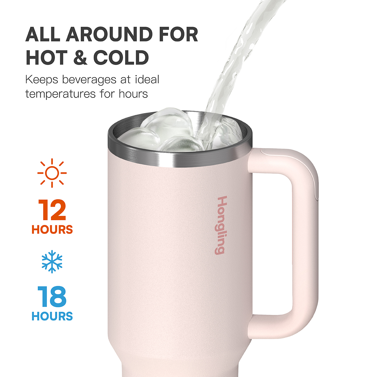 Custom wholesale  BPA-free water bottle Leak-proof thermos bottle High capacity Thermos cup  manufacturer40oz2