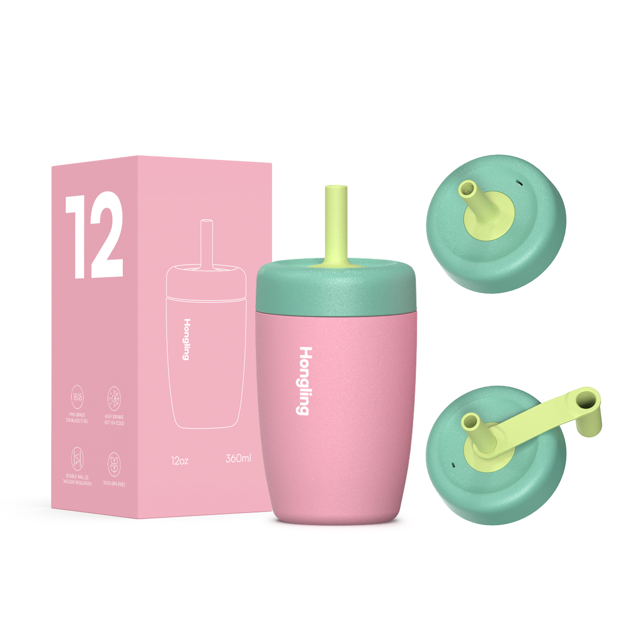 Kids water bottle Custom wholesale Water bottle manufacturer Double wall thermos bottle best kids thermos BPA free kids thermos