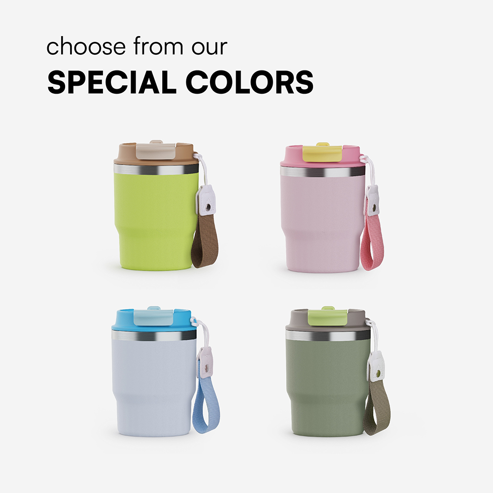 Coffee  Tumbler  2-in-1  multifunctional lid