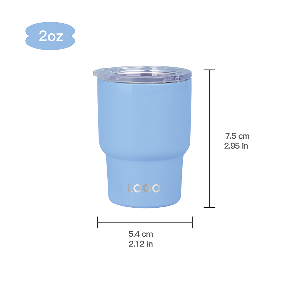 Mini 2oz Coffee Tumblers Small But Mighty Espresso Cups, Stackable Cups.