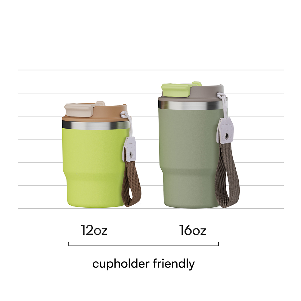 Coffee  Tumbler  2-in-1  multifunctional lid