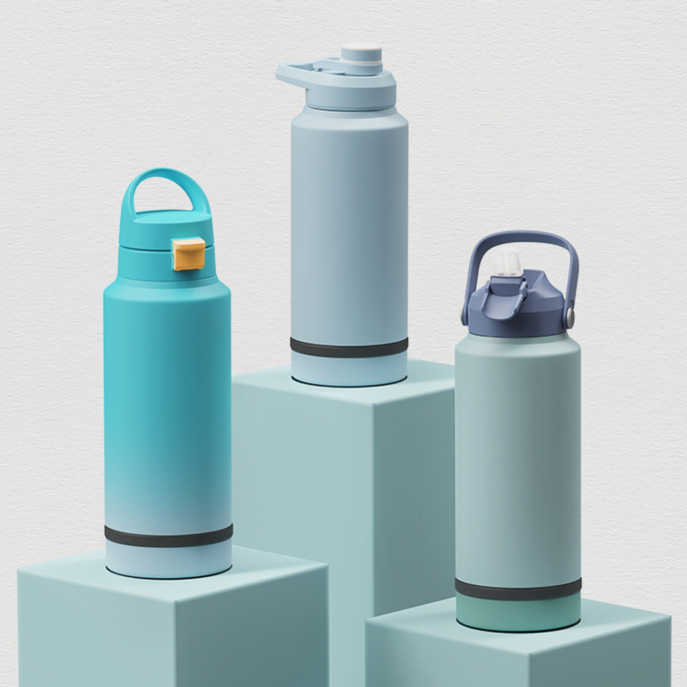 32oz New Design Wide Mouth Double Wall Insulated Water Bottle With Detachable Compartment