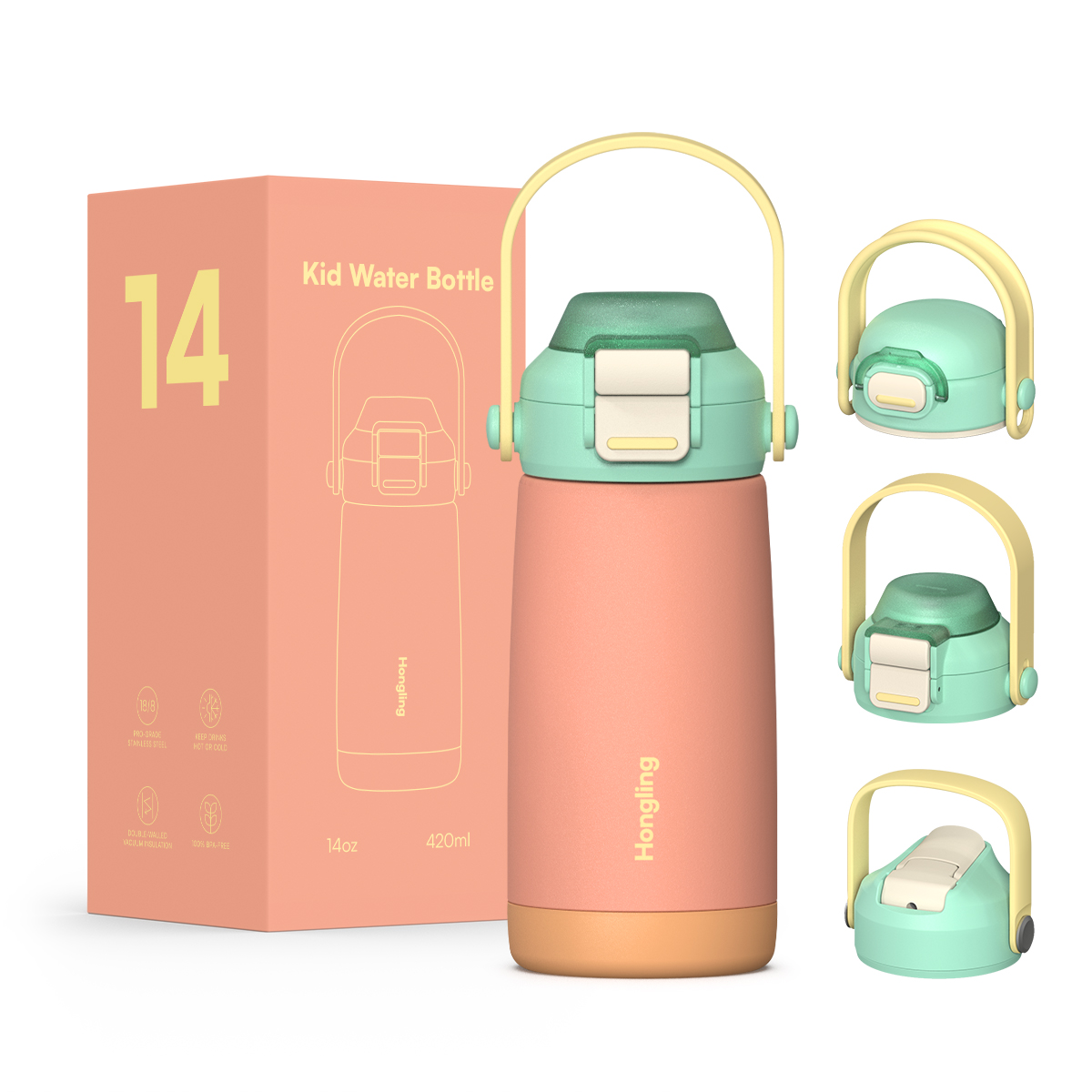 Wholesale Hot Selling Insulated Stainless Steel Vacuum Tumbler Flask Mug Vacuum Flask High Quality Water Bottle Manufacturer Thermos 