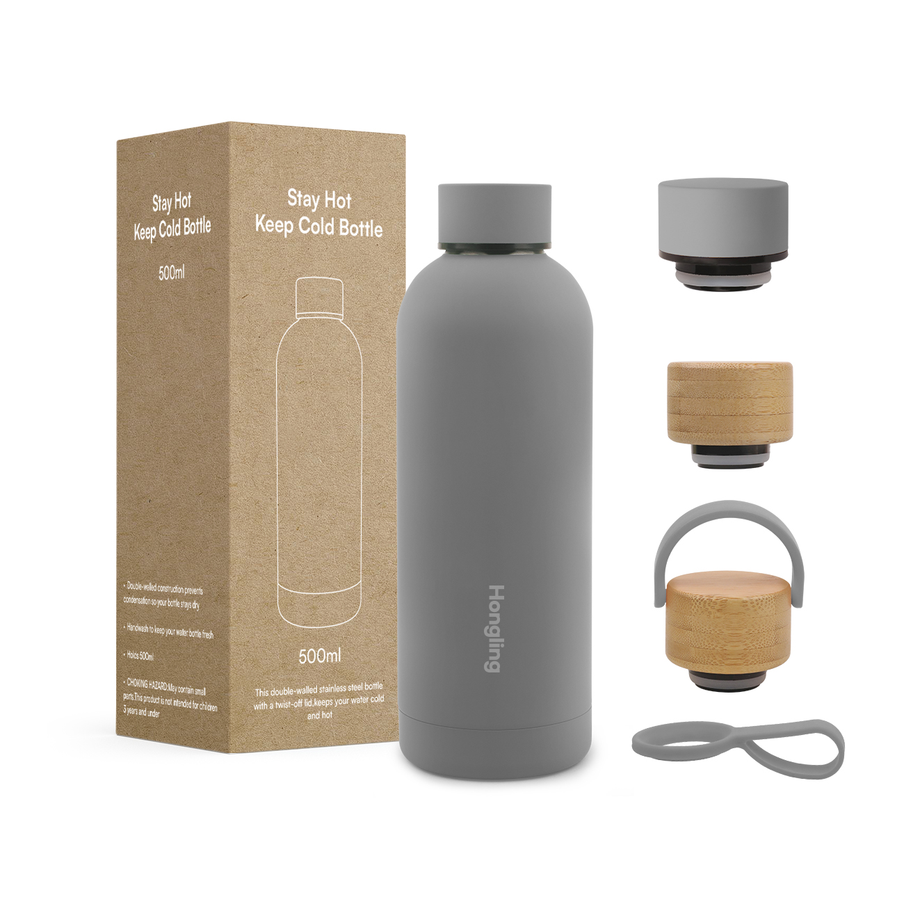 water bottle narrow-mouth bottle Superior Quality Double Wall Stainless Steel Insulated Water Bottle Food Grade Material Convenient for Gym Use 